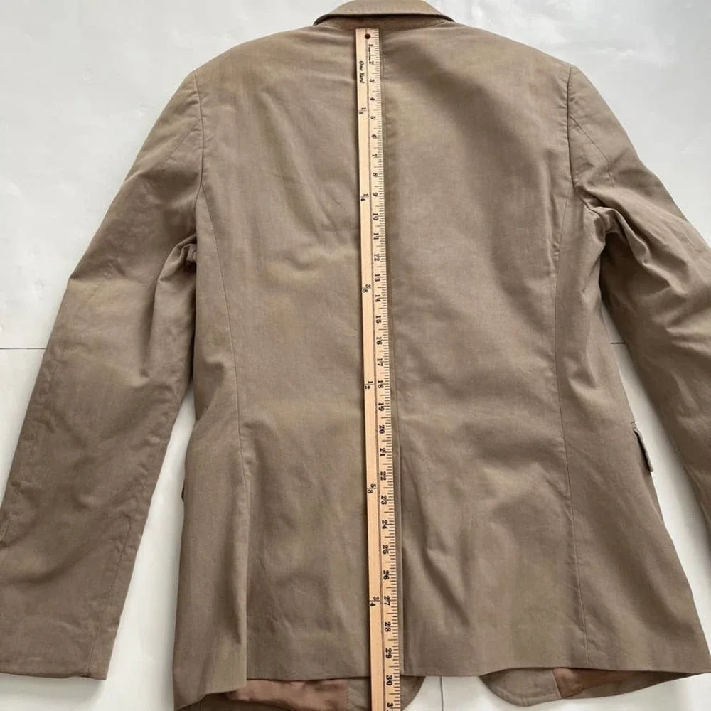 Red Valentino Tan Cotton Blazer Men Size XL/ US42/ IT52